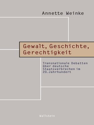 cover image of Gewalt, Geschichte, Gerechtigkeit